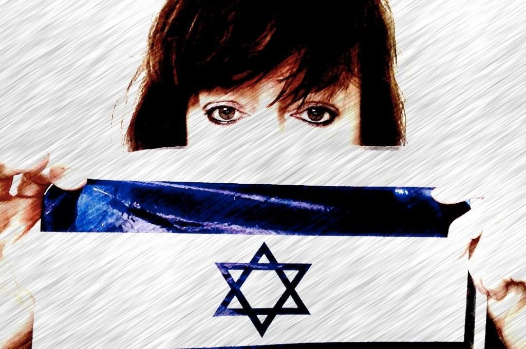 julie burchill israel flag pretended