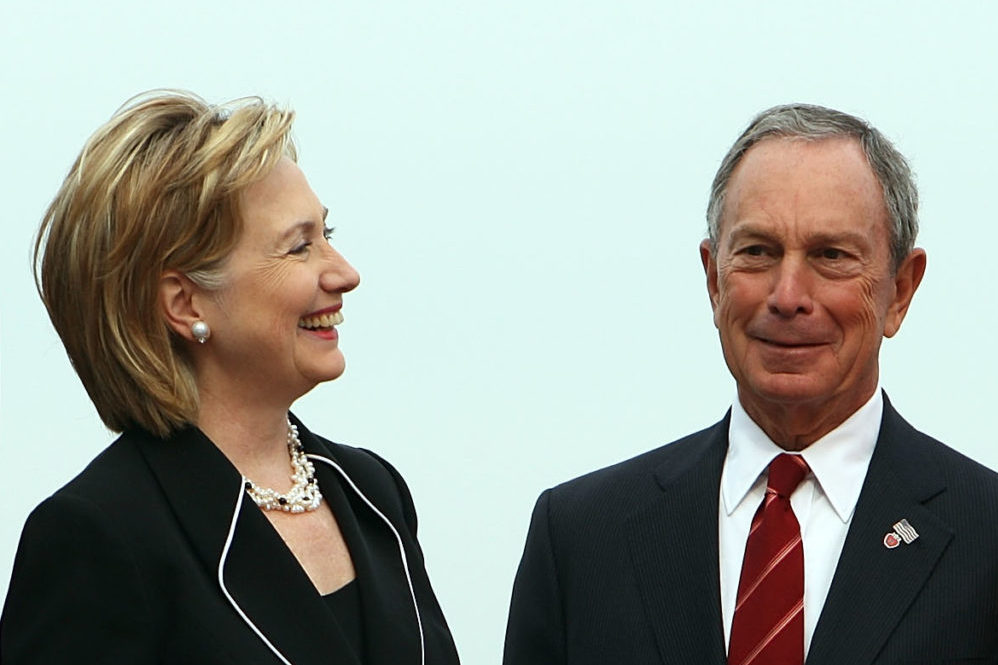 Bloomberg, Clinton