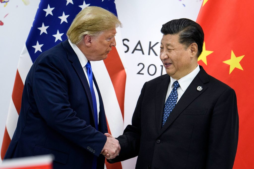 US President Donald Trump and China's President Xi Jinping