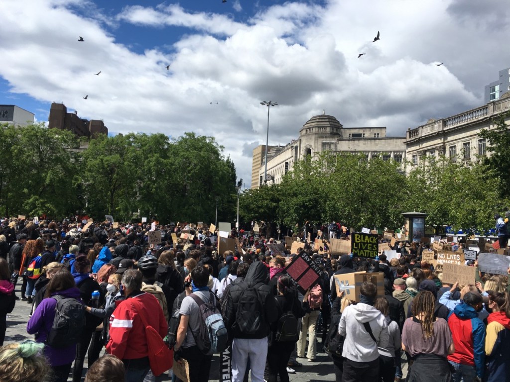 manchester protest