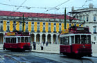 Lisbon distinctive trams
