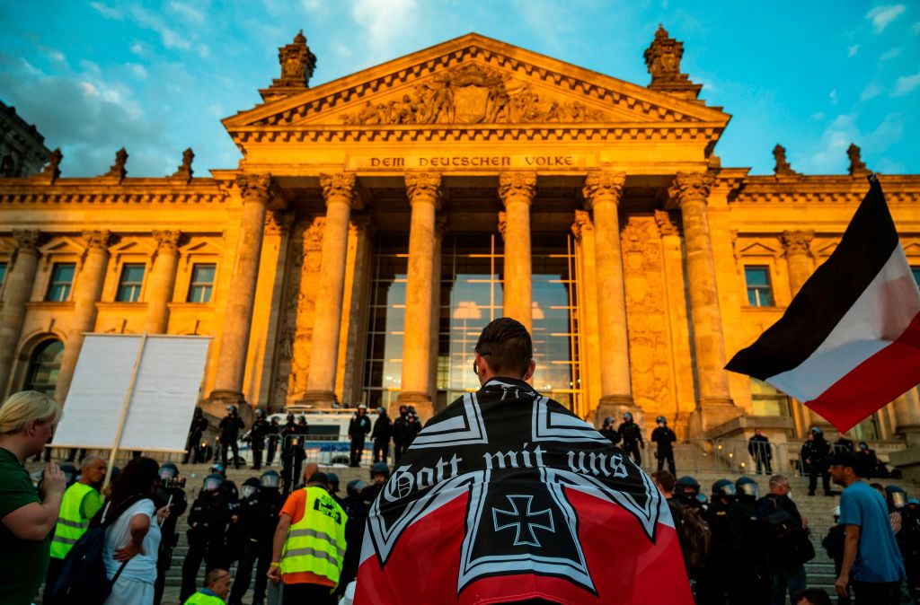 protests germany neo-nazi far right