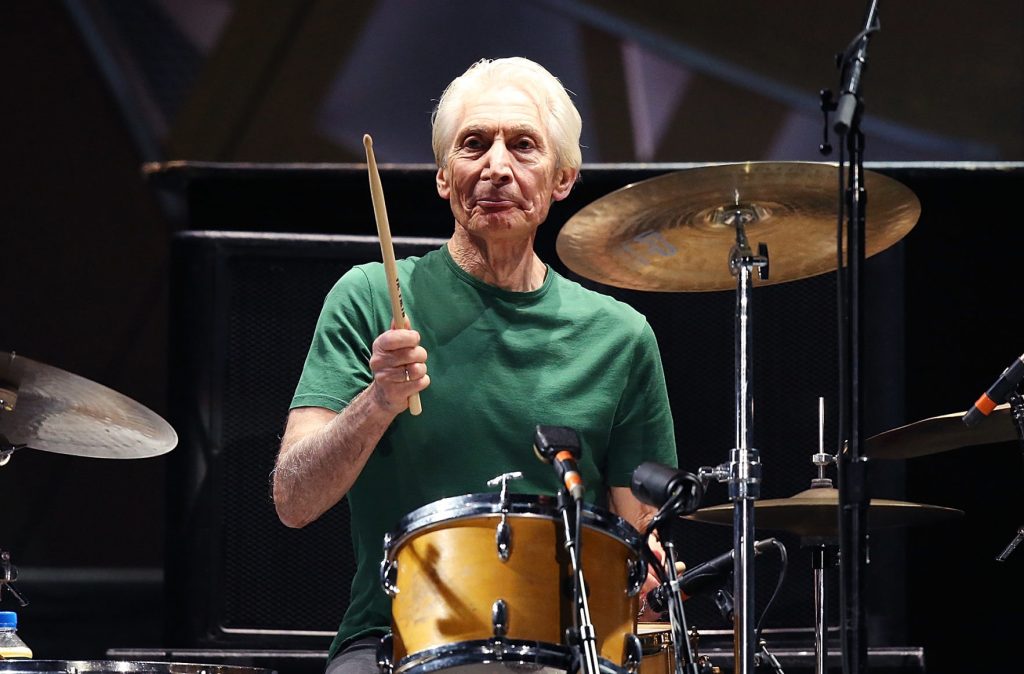 Charlie Watts of The Rolling Stones performs live at Adelaide Oval on October 25, 2014 (Getty Images)