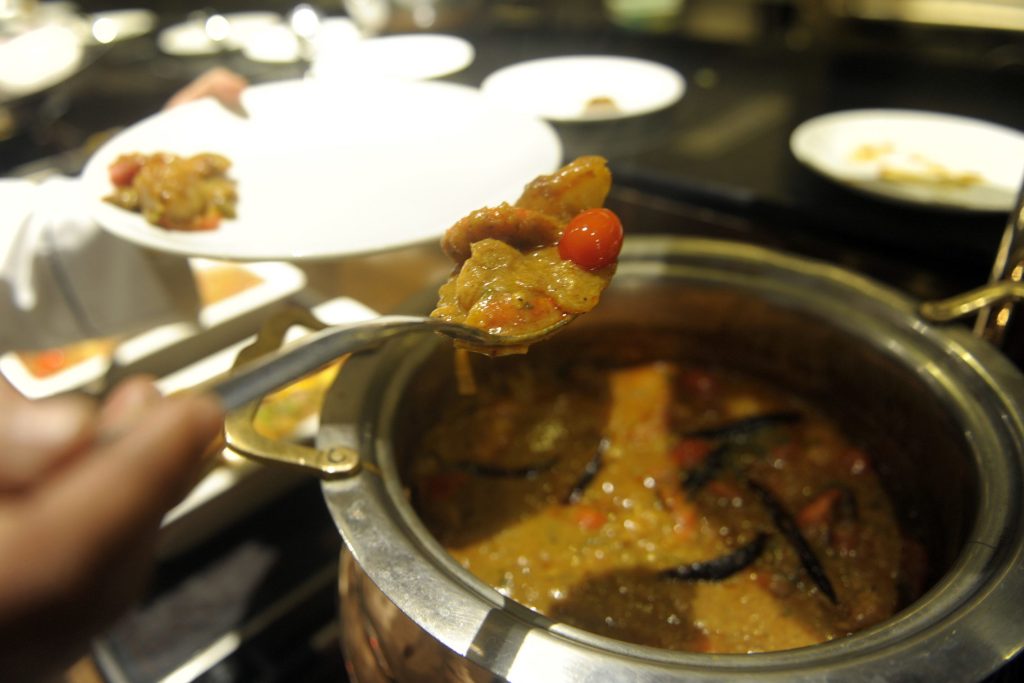 A prawn dish at the Britain Curry Festival in Kolkata (Getty Images)