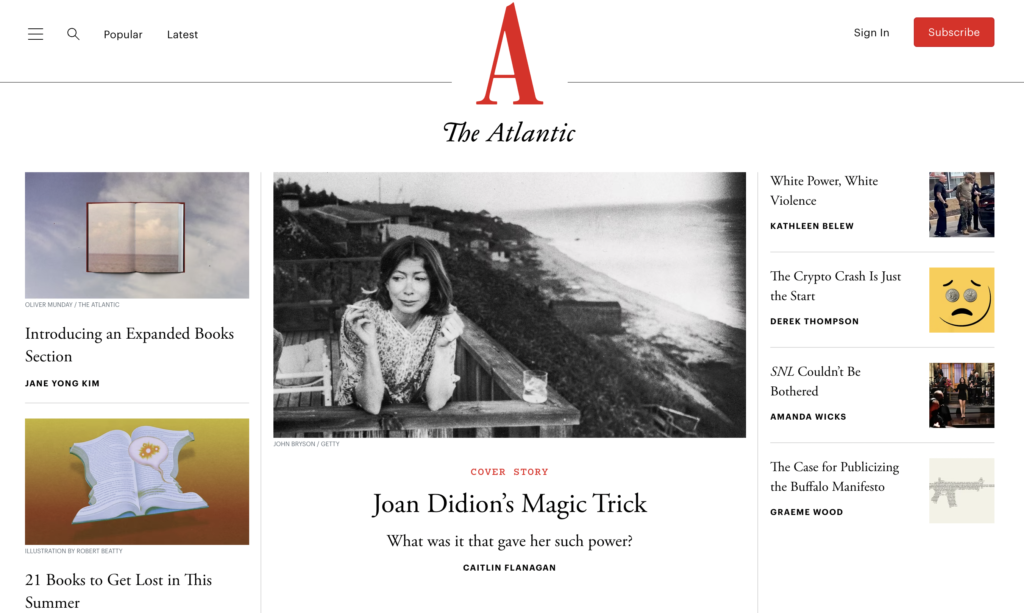 The Atlantic's Clichéd New Books Section - The Spectator World