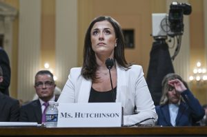 Cassidy Hutchinson testifies during the sixth hearing by the House Select Committee to Investigate the January 6th Attack on the U.S. Capitol (Getty Images)
