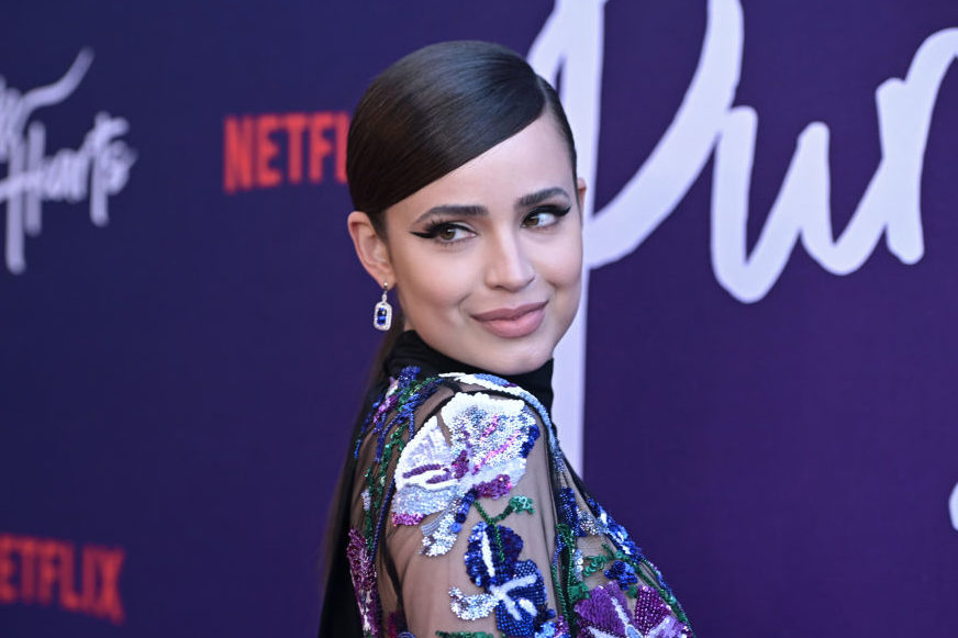 Sofia Carson attends Netflix Purple Hearts special screening (Getty Images for Netflix)