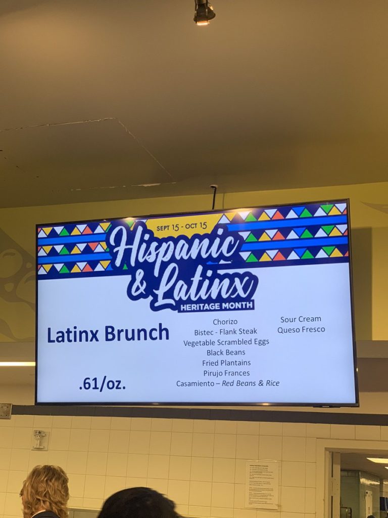 Senate cafeteria hosts 'Latin' brunch