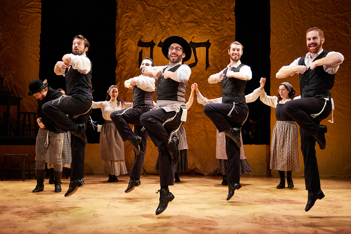 The cast of Fiddler on the Roof (New World Stages)