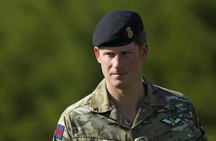prince Harry in uniform
