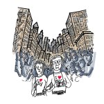 american city
