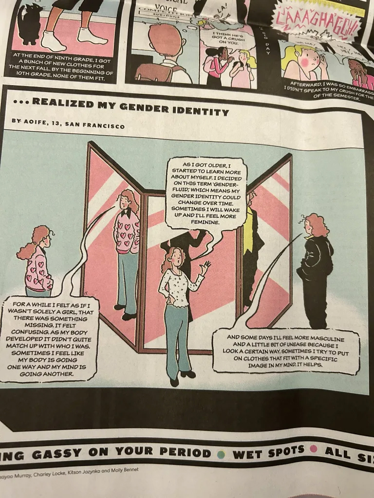 The New York Times for Kids ‘Puberty Issue’ (Amber Athey/The Spectator)