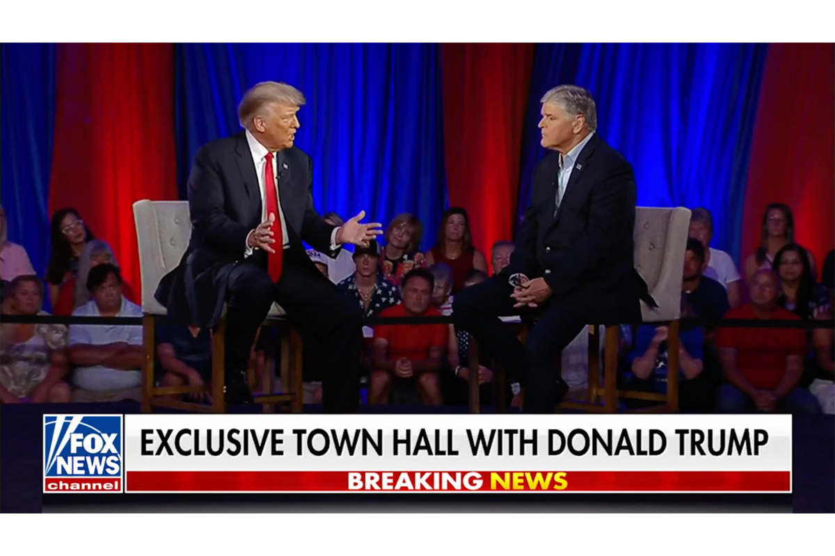 Trump’s Hannity ‘town hall’ was a love fest from start to finish The