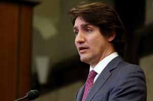 Canadian prime minister Justin Trudeau