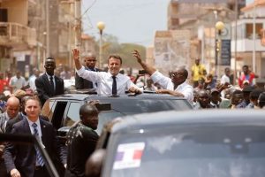 French president Emmanuel Macron visits Guinea-Bissau africa
