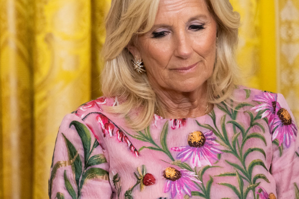 women's health Jill Biden attends the 2023 National Medal for Museum and Library Service ceremony (Photo by SAUL LOEB/AFP via Getty Images)