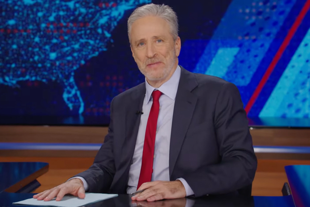 WATCH: Jon Stewart jabs at Biden and Trump’s age in Daily Show return ...