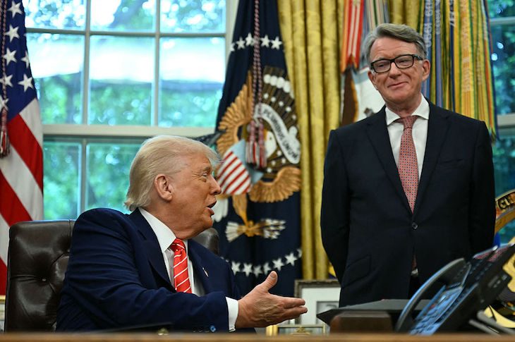 Trump and Peter Mandelson deal