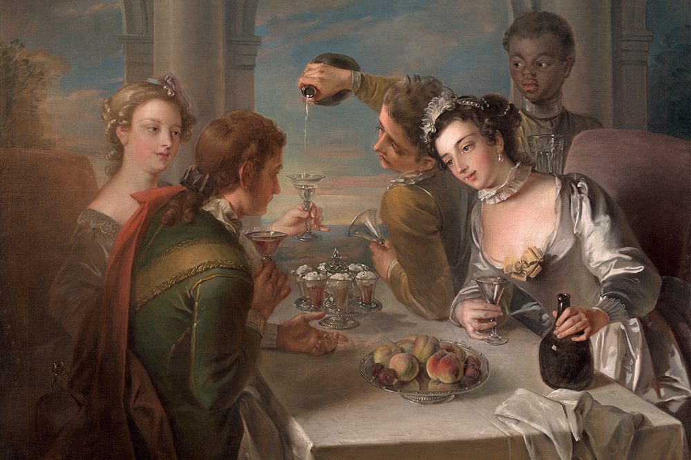 The Art of a Lie – Glasses of ice cream, depicted in an 18th-century painting by Philippe Mercier (Getty)
